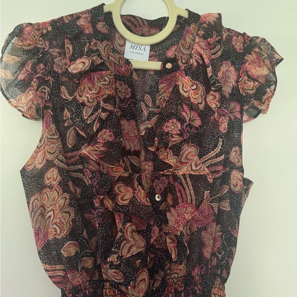 Women's Floral Navy/Pink MISA dress